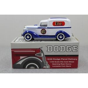 Liberty Classics 1936 Dodge Truck Kids 1/28 White Ritz Panel Delivery Bank